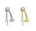 ASTM F136 Titanium Internally Threaded Belly Button Ring – Bauchnabel-Piercing 1,6mm 10mm