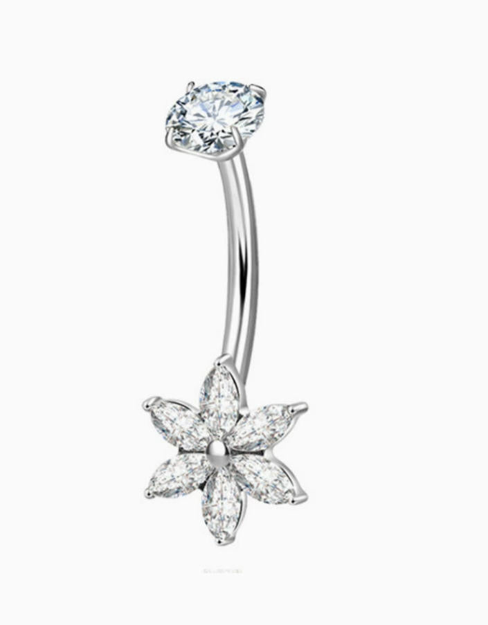 ASTM F136 Titanium Internally Threaded Belly Button Ring – Bauchnabel-Piercing 1,6mm 10mm