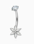 ASTM F136 Titanium Internally Threaded Belly Button Ring – Bauchnabel-Piercing 1,6mm 10mm