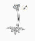 ASTM F136 Titanium Internally Threaded Belly Button Ring – Bauchnabel-Piercing 1,6mm 10mm