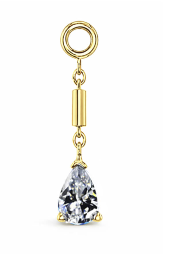 ASTM F136 Titanium Threader Piercing Charm – 08G