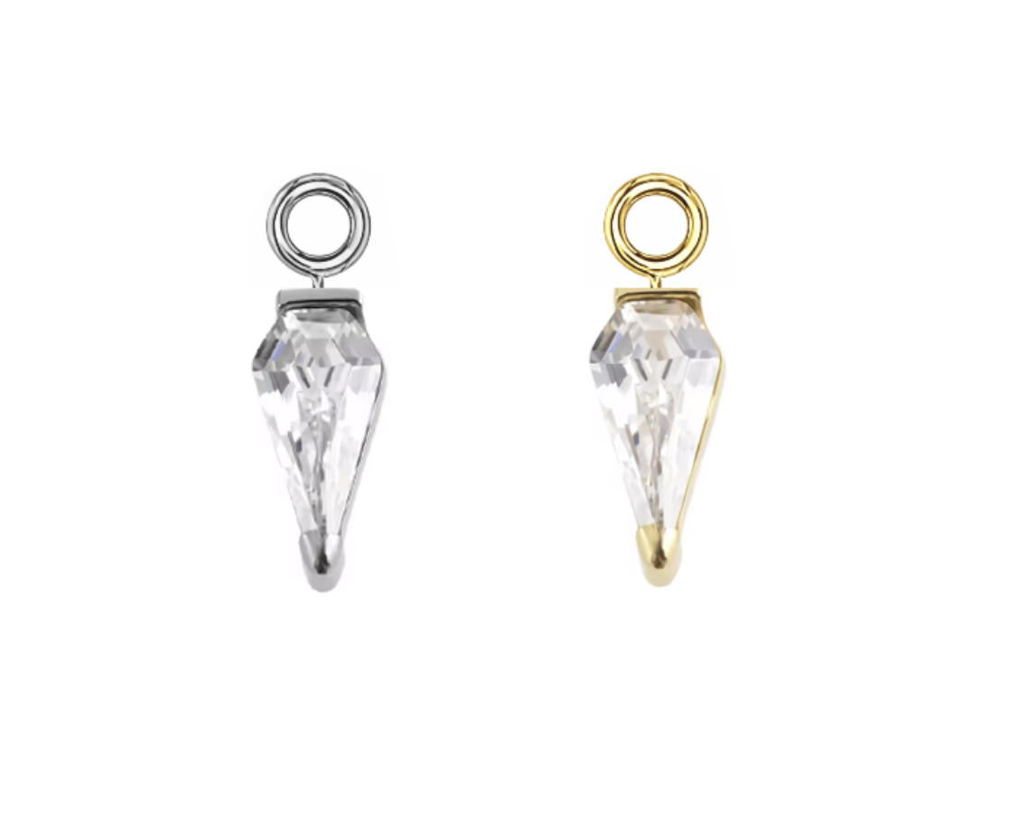 ASTM F136 Titanium Threader Piercing Charm – 4G