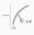 ASTM F136 Internally Threaded Titanium Labret