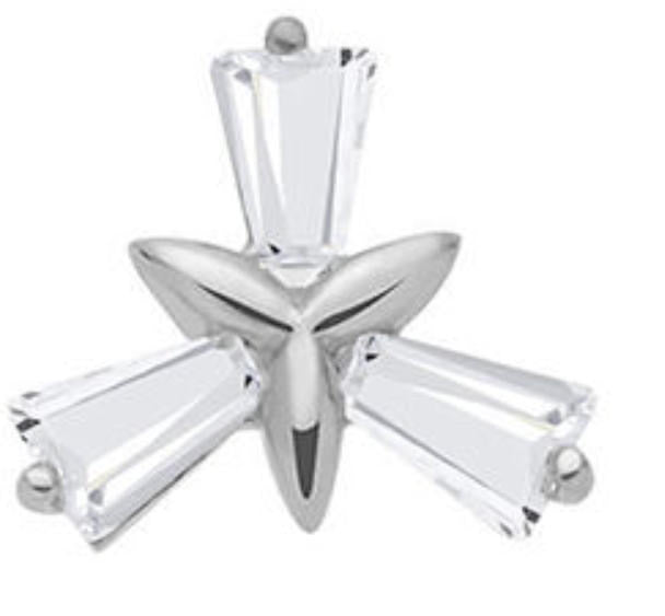ASTM F136 Titanium Threaded Labret – Glitzer Steine