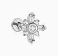 ASTM F136 Titanium Threaded Labret – Glitzer Steine
