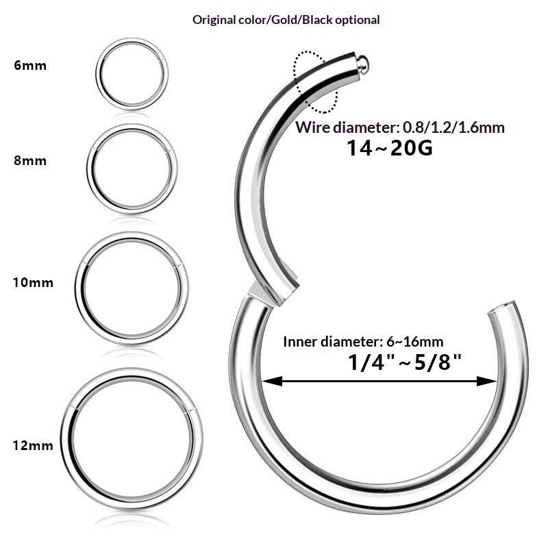 ASTM F136 Titanium Hinged Segment Clicker